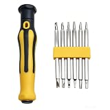 12-in-1 Screwdriver Multi-Function Tool Set Hardware Tools 6pcs Home Disassembly Bit Y-Shaped U-Shaped Star Triangle
