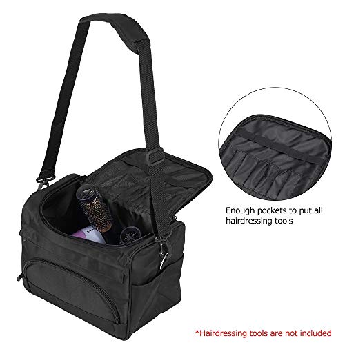 Foto von Anself s Friseurscherenkoffer, Salon-Friseurtasche, Styling-Aufbewahrung, Haarschneidetasche, Tragetasche, tragbarer Friseurkoffer, Aufbewahrung von Werkzeugen, Kamm, Schere, Clip, Friseurwerkzeug-Tas