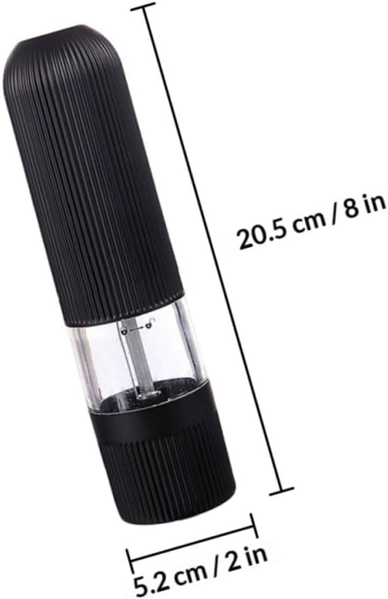 TOYANDONA Electric Pepper Grinder and Coffee Mill Portable Detachable Spice Grinder Black Battery-free Household Kitchen Tool for Coffee Beans and Pepper Seeds