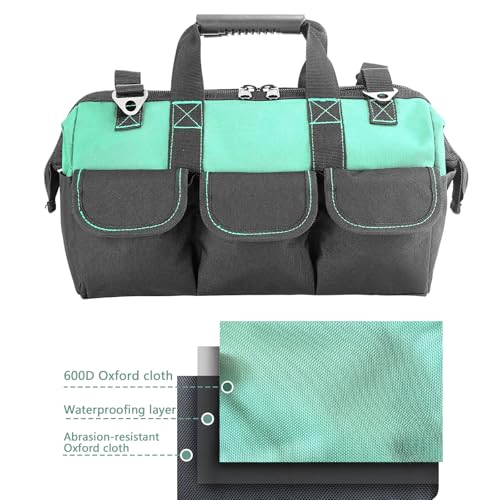 Yongzhenlite Gartenwerkzeugtasche für Damen und Herren, 40,6 cm breite Öffnung, Werkzeugtasche mit geformtem Boden und… – Ansicht 5