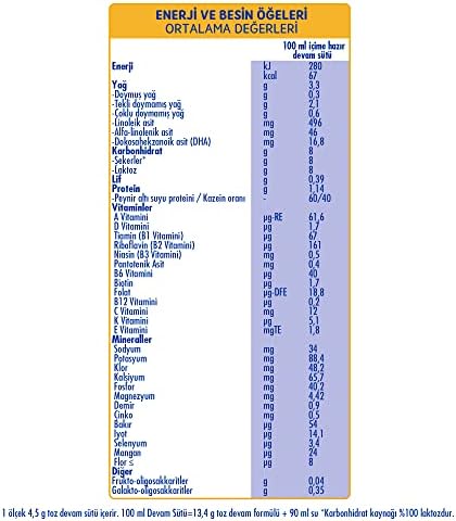 SMA Comfort 2 6-12 ay Devam Sütü 400gr - Görsel 3
