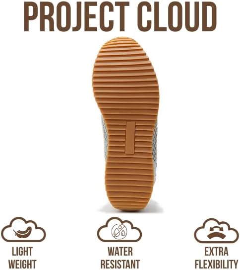 Project Cloud Fashion Sneakers for Women 2026 – Lightweight Lace-Up Shoes for Women with Memory Foam Insoles – Trendy Womens Shoes – Non-Slip, Comfortable Womens Sneakers (Madison, SAGE,9) - Image 5