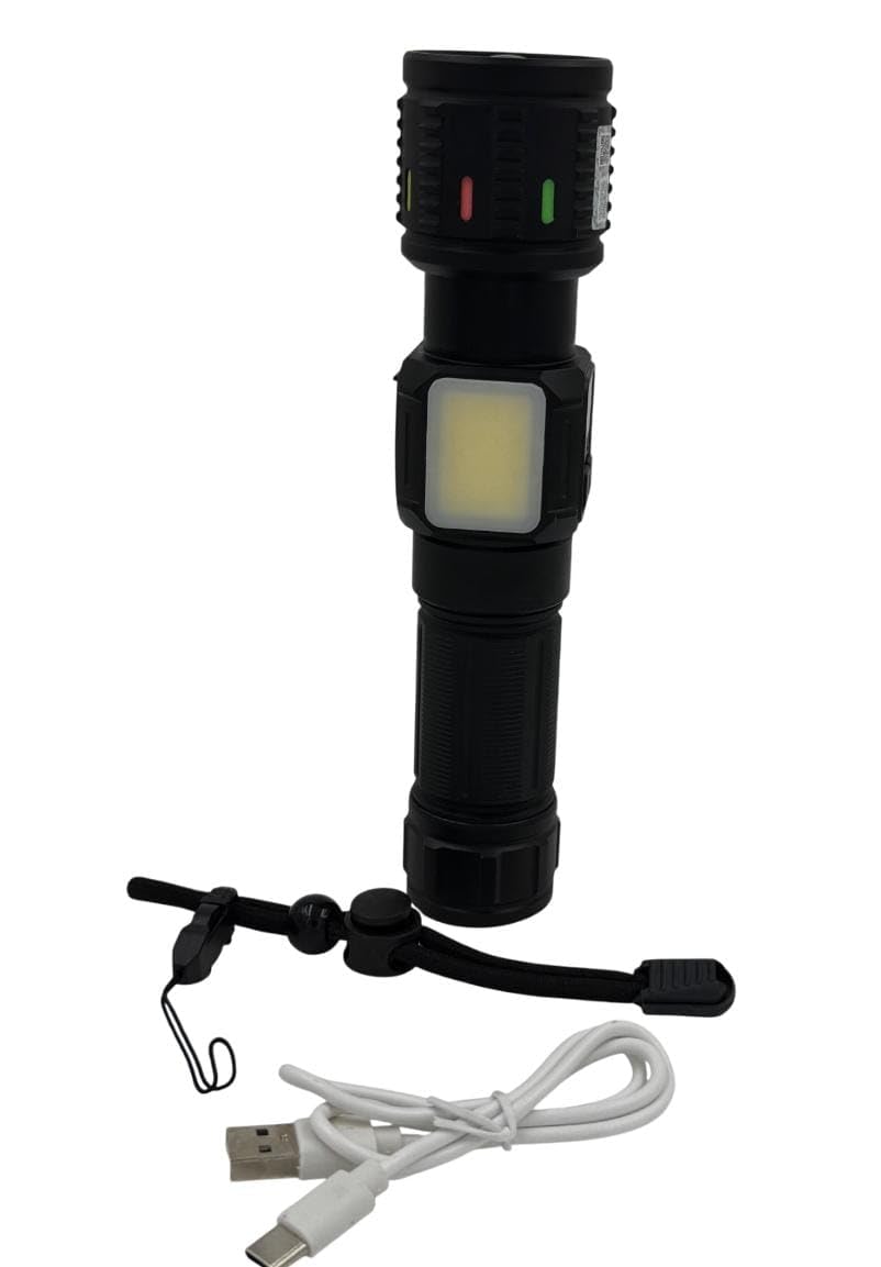 Heavy High Power Rechargeable LED Flashlight - Image 1