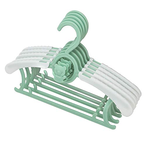 Green Baby Hangers 50Pack Ubisin Baby Clothes Hangers for Closet Toddler Hangers Kids Plastic Hangers Kids Hangers Extendable Baby Hangers Newborn Hangers