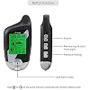 EASYGUARD EC202 2 Way car Alarm System with LCD Pager Display Remote Engine Start & Microwave Sensor DC12V