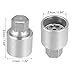 X AUTOHAUX m Wheel Lock Lug Nut Anti Theft Lug Nut Screw Removal Socket Key Wheel Lock Key for Audi A4L A6L Q2L Q3 Q5 Q7 A8