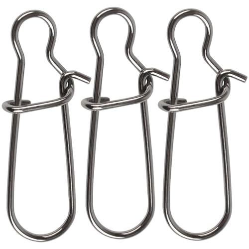 ENERHIKE 100pcs Duo Lock Snap Stainless Fishing Snap Quick Change High Strength Snap #1