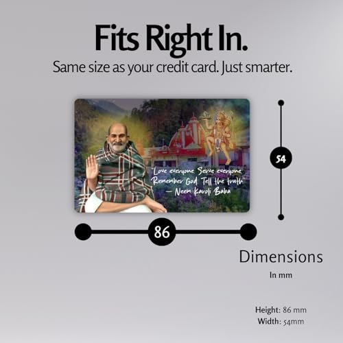 Neem Karoli Baba Card | NFC and QR Enabled | Bhajan & Aarti by tinydabba - 7