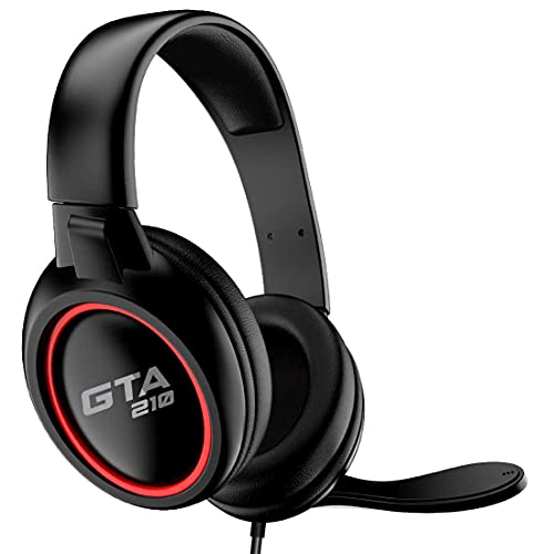 ADVANCE - GTA 210 - Pro Gaming Audio-Headset - Kunstleder - Mikrofon - Flexibles und verstellbares Kopfband - HP 40 mm - Plug & Play - Schalter, PS5, PS4, Xbox Series X / S, Xbox One, PC