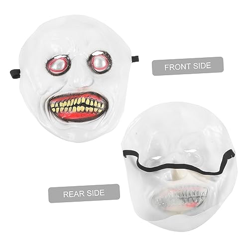 NOLITOY Creepy Halloween Mask for Adults Realistic Costume Scary Masquerade Prop Lightweight Design for Cosplay and Halloween Parties – Image 7