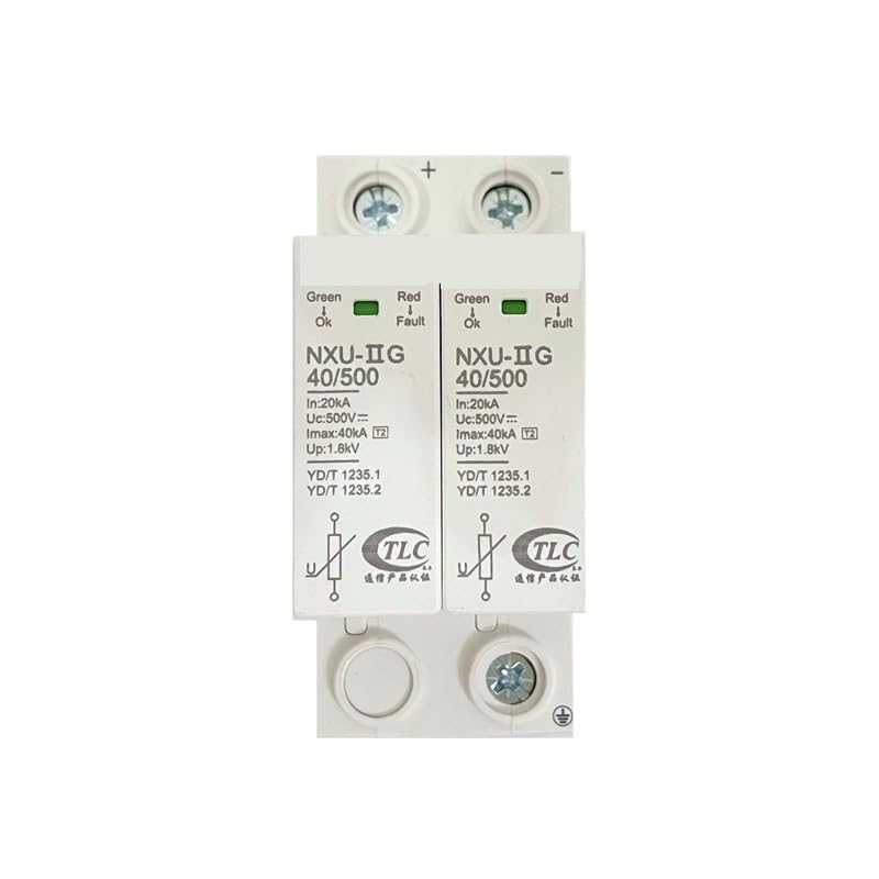 DC SPD NXU-II Surge Protective Device 2P 20kA 40KA 500V Solar PV Photovoltaic Lightning Arrester Protect Electric System