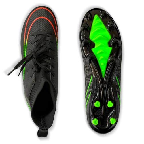 IFIKK Voetbalschoenen voor heren, Spike Cleats Athletics Spikes, voetbalschoenen, uniseks, trainingsschoenen, professionele turnschoenen, outdoor, sport, voetbalschoenen, wedstrijd, Mst01, 38 EU