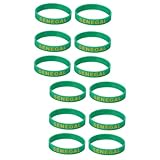 BESPORTBLE Lot De 2 Bracelets De Poignet Tendance En Silicone Avec Drapeau Du Sénégal Pour Encourager Les Sportifs Lors Des 6 Pièces X 2