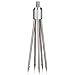 Digi-Hunter Stainless Steel Round Shaped 5 Tine Harpoon Barbed Salmon Ice Fishing Equipment