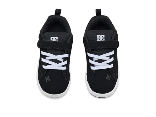 Baskets noires bébé DC Shoes Court Graffik taille 24 confortables - 2