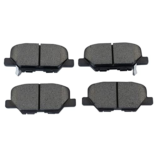 Image of TRQ Rear Brake Pad and Rotor Set Ceramic Coated Rotors Compatible with 2014-2016 Mazda 3