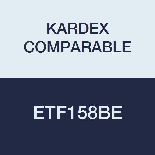Kardex Compatible ETF158BE End Tab Folder, Fas# 1 and 3, 11Pt Color Stock, Top and Side, 0-9 Scale Printed Twice on Tab, 11 3/4" x 9 1/2", 2-Ply, Blue, Pack of 50