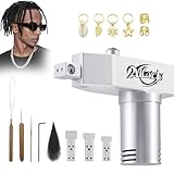 Dreadlocks Machine Fast Easy DIY Portable Dreadlocks Maker,For Dreadlocks Extensions Creation,Automatic Loc Machine with Multiple Tools