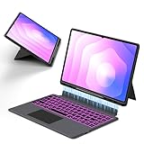 Ai Key Keyboard Case for 14.6' Samsung Galaxy Tab S11 Ultra/S10 Ultra/S9 Ultra/S8 Ultra : One-Click DEX Mode, 7 Colors Backlit, Detachable Keyboard with Smart Touchpad, Ultra-Thin Auto Sleep/Wake Case