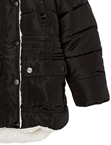 Dkny Girls' Little Long Park Puffer, Black, 5-6 #TOP1