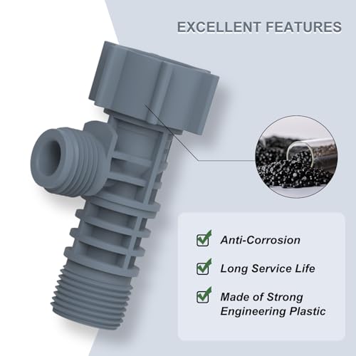 Image of Bidet Tee Connector, T Valve, Replace OEM TOTO THU6234, 7 /8 inch Toilet T Adapter, Tee Fitting for Washlet A100, C100, K300,S300E,S350E, etc