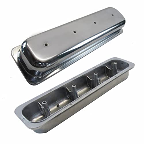 Demotor Performance Short Alum Center Bolt Vortec Valve Covers Polished For 1987-97 Chevy 350 #TOP2