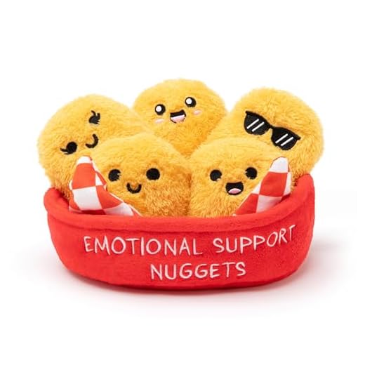 Emotional Support Chicken Nuggets, Cuddly Stuffed Animals by Relatable