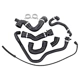 MOTOKU Radiator Coolant Water Hose Pipe Kit for BMW E90 128i 328i 2007-2011