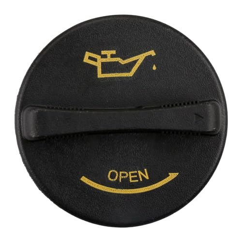 Tabanzhe Car Engine Oil Filler Cap - Replacement Cover Compatible with Santa Fe, Tucson, Veloster, Getz, I10, I20, I30, I40, I800, ILoad, H350 (Black)