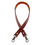 Die Oberseite ist aus Echtleder, die Rückseite ist aus Canvas-Webstoff, der für Komfort sorgt.