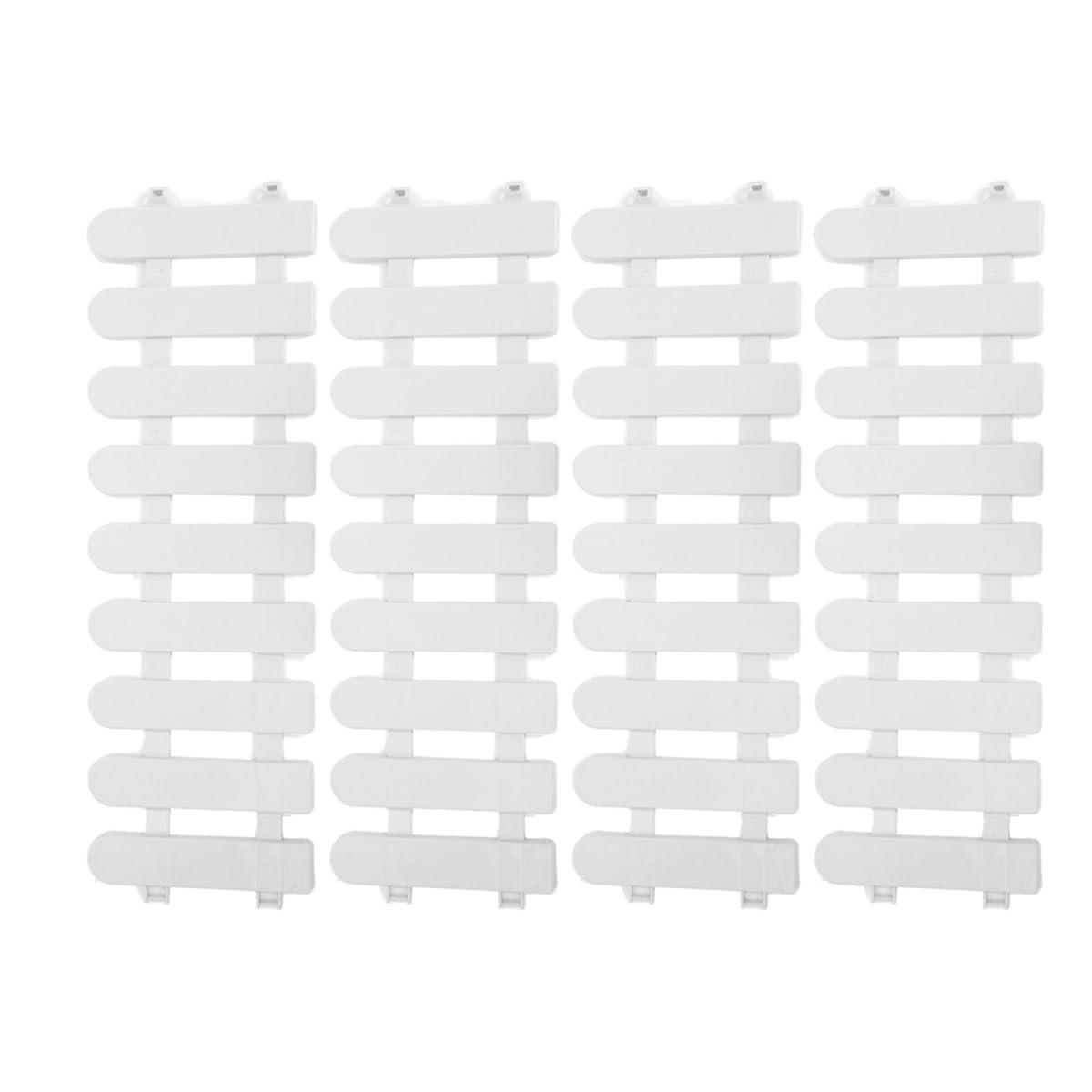 Clôture de sécurité portable en plastique blanc Veemoon pour petits animaux x4