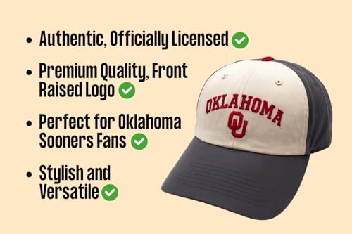 Gorra clásica ajustable Oklahoma University multicolor miniatura 5