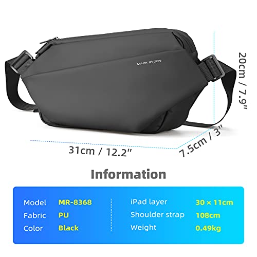 Compact Edc Sling Bag, Minimalist Chest Shoulder Backpack Crossbody Bag For Men And Women, Lightweight Everyday Carry Bag For Travel Work Gym Sport #TOP3