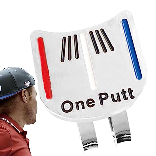 chapéu marcador golfe - chapéu marcador bola metal para Putt - Auxiliares magnéticos treinamento gol