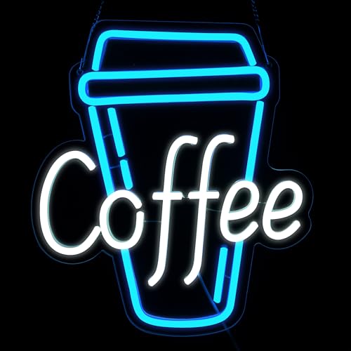 SHENEON Coffee Neon Sign for Wall Decor Bright Led Neon Light(XD341)