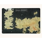 Game of Thrones - Westeros Map - 18” x 12” Rubber Backed Non-Slip Mouse Pad - Desk Mat for Gaming, Office Spaces, Etc. PLM1610055