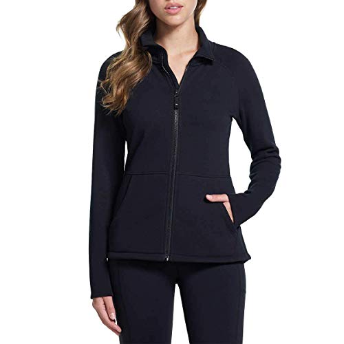 Skechers Performance Ladies Go Walk Full Zip Fleece Pullover Jacket Black XS