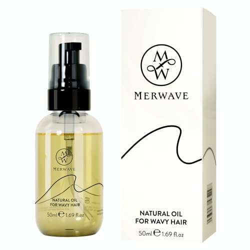 Merwave - Natural Oil For Wavy Hair Reduces Frizz Creates Longer Lasting Waves - 50ml