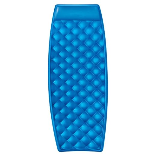 SwimWays Aquaria Solana Lounge - Durable Aqua Cell Foam Pool Float - Blue