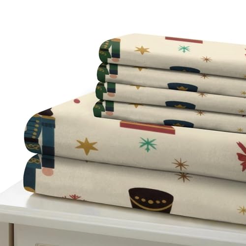 Parure de lit Nutcracker 3D en microfibre douce pour lit simple enfant - 7
