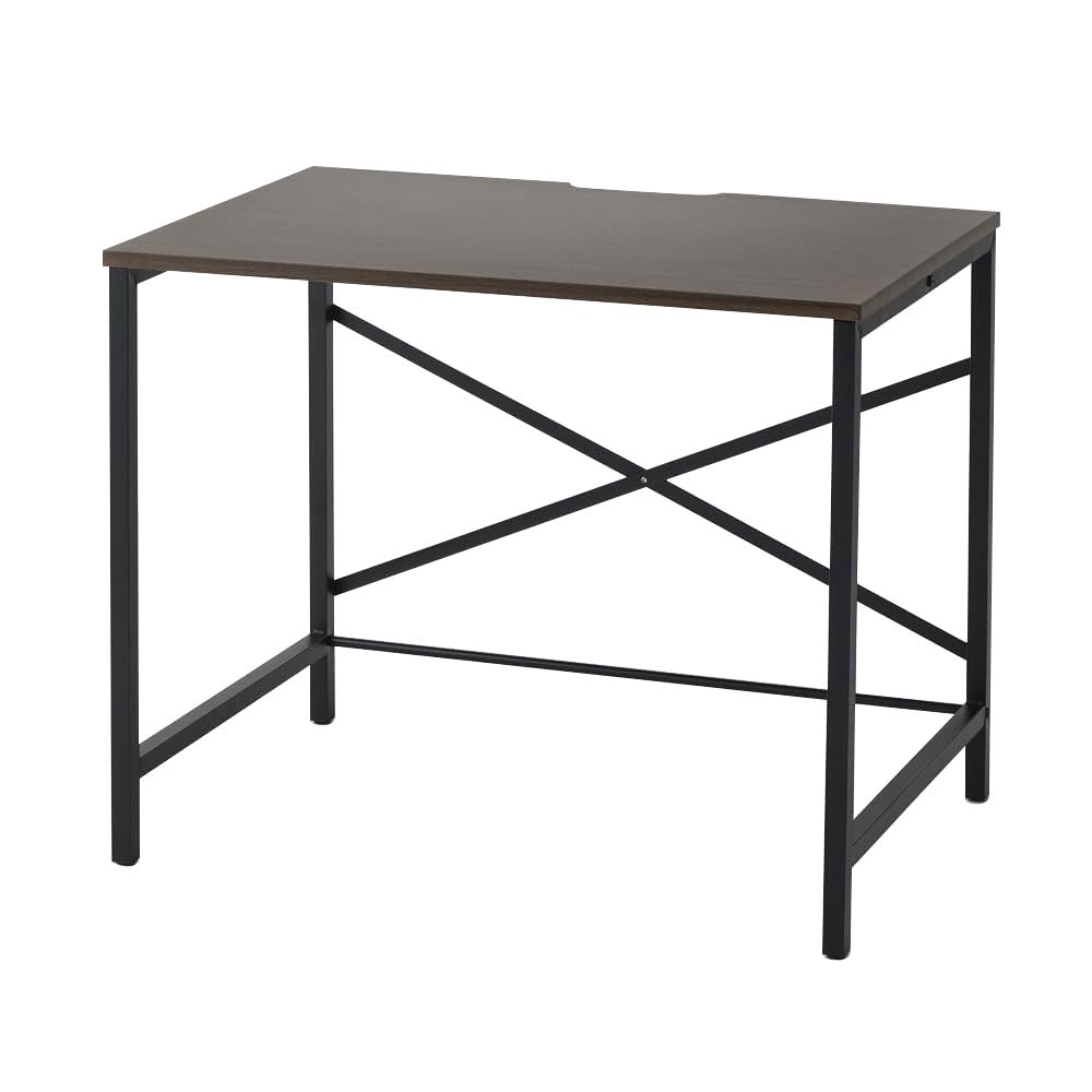 Amazon | カインズ(CAINZ) ワークデスク ブラウン M 幅90cm×奥行き60cm