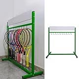 TLVFRTGYN Metal Racket Storage Rack Holds 20-30 Rackets For Tennis And Sports Equipment