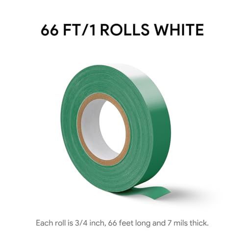 Image of Green Electrical Tape - V-0 Flame Retardant, 600V, 66ft, UL Listed (Green) | Green PVC tape,UL V-0,600V,3 /4x66ft,-15 /105C,waterproof,UV-resist,hand-tear,auto /elec /HVAC,outdoor,ground ID,color code