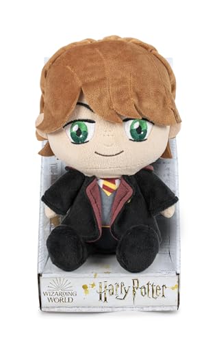 Famosa Softies - Ron de Las películas de Harry Potter, Mide 27 cm y Tiene Detalles como el Uniforme de Hoghwarts, de Textura Suave, Relleno de Fibra reciclada (760020654)