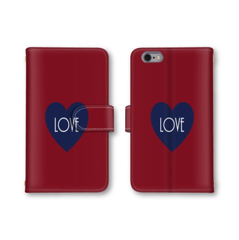 �y�m�[�u�����h�i�z URBANO V02 �p KYV34 �Ή� �X�}�z�P�[�X �蒠�^ �n�[�g LOVE ���b�h KYV34 �Ή� �P�[�X