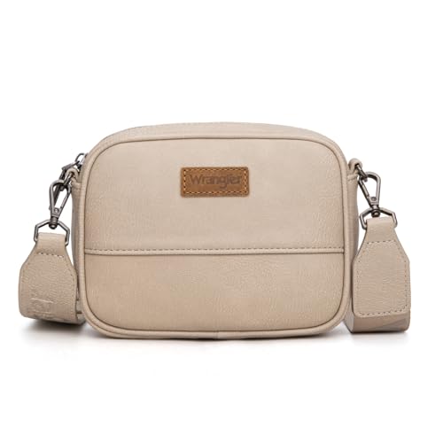 Wrangler Small Crossbody Bags for Women Aztec Western Purses with Wide Guitar Strap Mini Handbags WG205-118TN