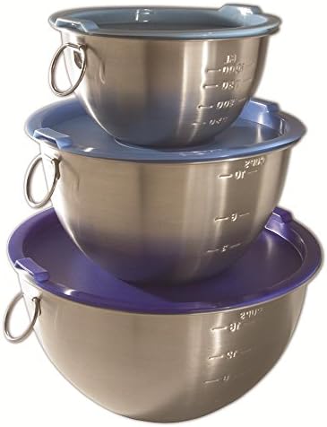 Tovolo Set of 3 Stainless Steel Mixing Bowls - Thumbnail 2