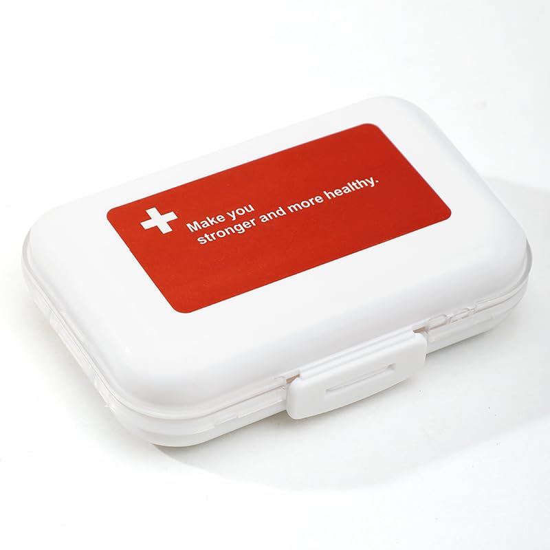Shrux 8 Slot Portable Pill Organizer Box | Compact Medicine Storage Box for Travel & Home | BPA-Free Plastic Daily Tablet Container with Secure Lock | Small Vitamin Case (11 x 7 x 3 cm)-image-16