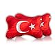 otherbutsame Türkei/Turkey - 2Stück Autositz Nackenkisse - Nackenkissen - Kopfstütze fürs Auto - Car Headrest