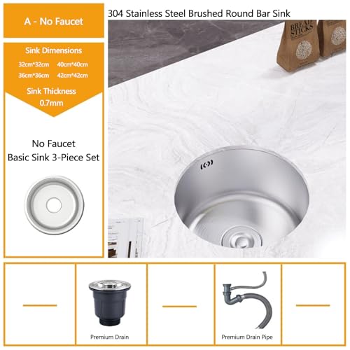 Évier cuisine acier inoxydable encastrer ou poser pour évier simple petit espace - 3